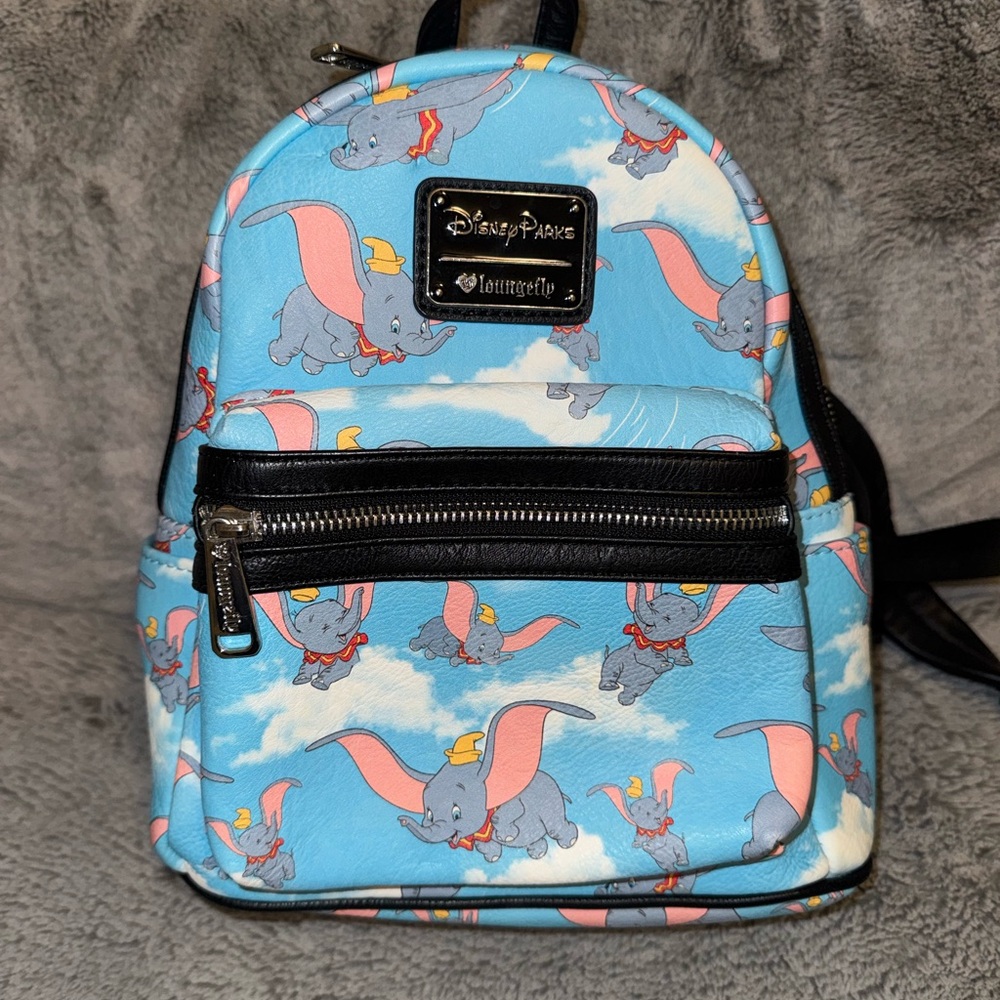 OG Disney Parks Loungefly Dumbo Backpack and Wallet Matching Set